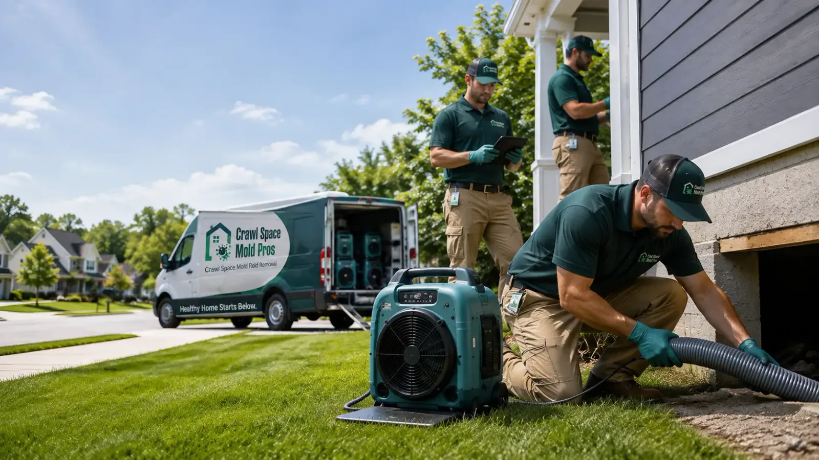 Crawl Space Mold Removal in Southfield, MA